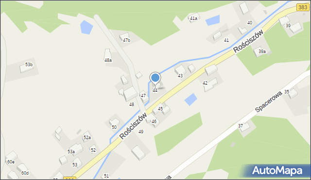 Rościszów, Rościszów, 44, mapa Rościszów