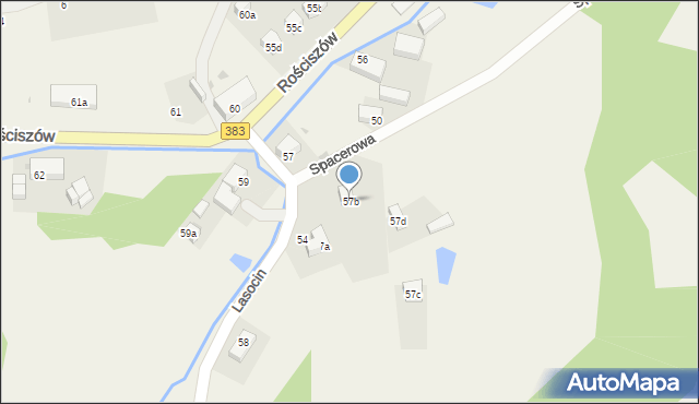 Rościszów, Rościszów, 57b, mapa Rościszów