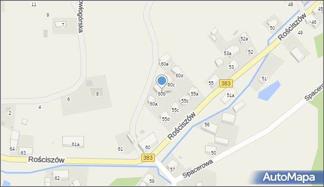 Rościszów, Rościszów, 60b, mapa Rościszów