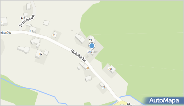 Rościszów, Rościszów, 80, mapa Rościszów