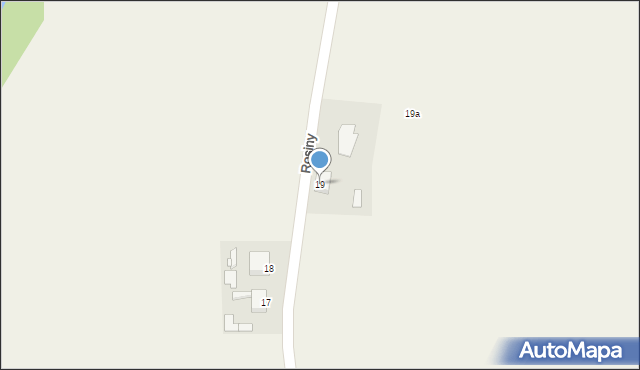 Rosiny, Rosiny, 19, mapa Rosiny