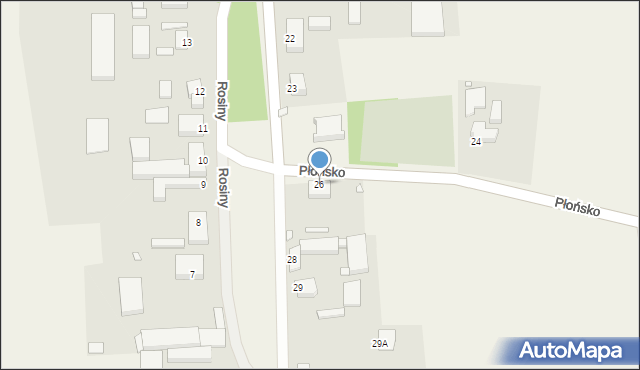 Rosiny, Rosiny, 26, mapa Rosiny