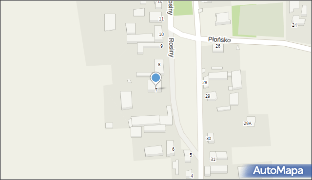 Rosiny, Rosiny, 7, mapa Rosiny