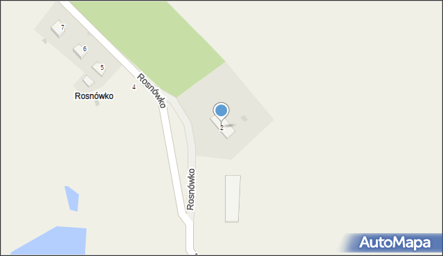 Rosnówko, Rosnówko, 2, mapa Rosnówko