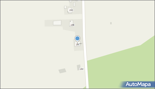 Rosnowo, Rosnowo, 19c, mapa Rosnowo