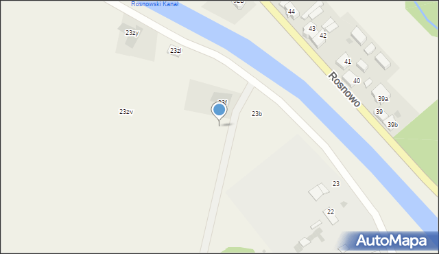 Rosnowo, Rosnowo, 23g, mapa Rosnowo