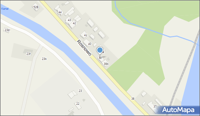 Rosnowo, Rosnowo, 39, mapa Rosnowo