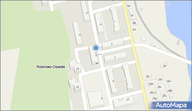 Rosnowo, Rosnowo, 4, mapa Rosnowo