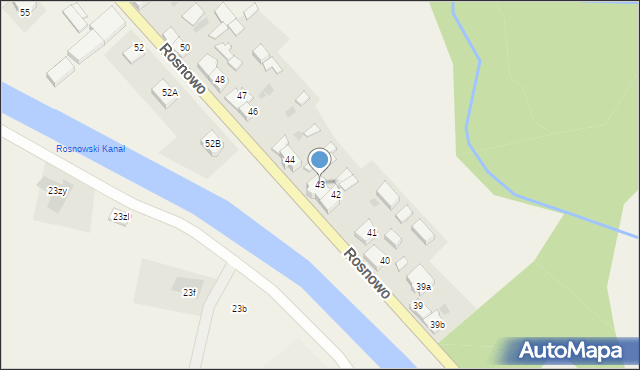 Rosnowo, Rosnowo, 43, mapa Rosnowo