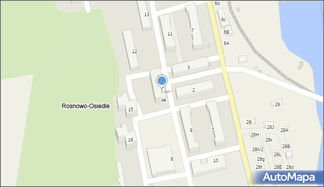 Rosnowo, Rosnowo, 4d, mapa Rosnowo