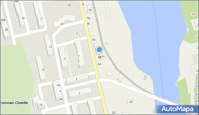 Rosnowo, Rosnowo, 6B, mapa Rosnowo
