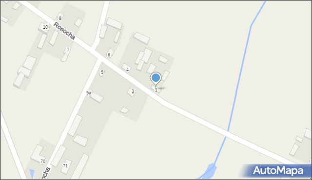 Rosocha, Rosocha, 1, mapa Rosocha