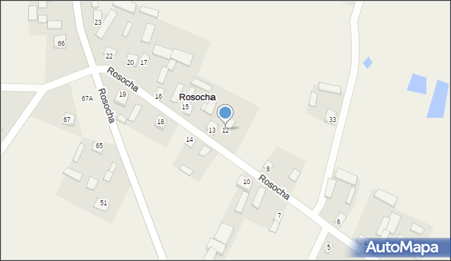 Rosocha, Rosocha, 12, mapa Rosocha
