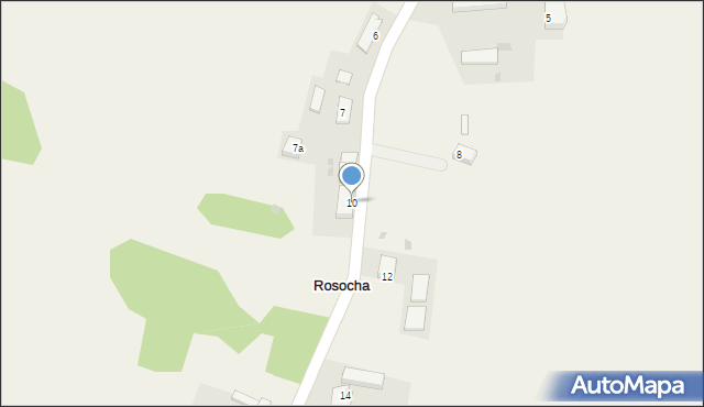 Rosocha, Rosocha, 10, mapa Rosocha