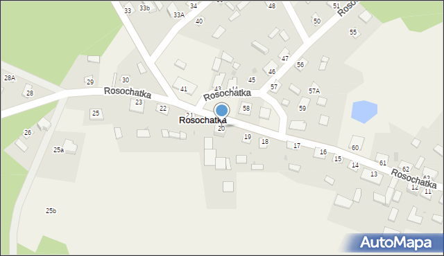 Rosochatka, Rosochatka, 20, mapa Rosochatka