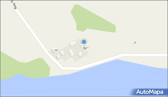 Rosochaty Róg, Rosochaty Róg, 15a, mapa Rosochaty Róg