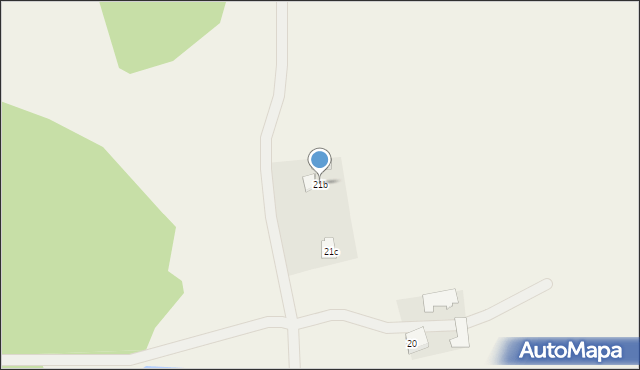 Rosochaty Róg, Rosochaty Róg, 21b, mapa Rosochaty Róg