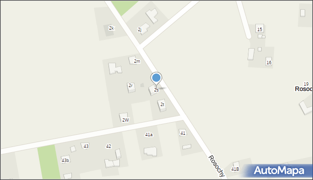 Rosochy, Rosochy, 2s, mapa Rosochy