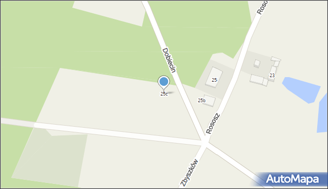 Rososz, Rososz, 25c, mapa Rososz