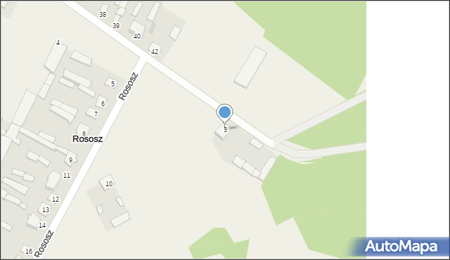 Rososz, Rososz, 3, mapa Rososz