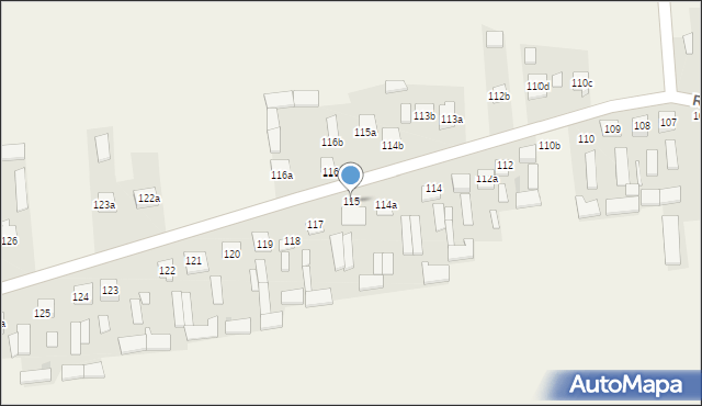 Rososz, Rososz, 115, mapa Rososz