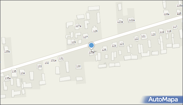 Rososz, Rososz, 125a, mapa Rososz