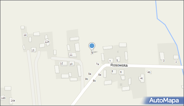 Rososz, Rososz, 9, mapa Rososz