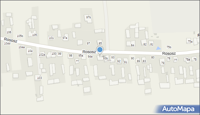 Rososz, Rososz, 94, mapa Rososz