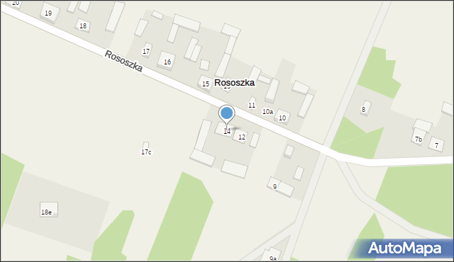 Rososzka, Rososzka, 14, mapa Rososzka