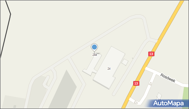 Rosówek, Rosówek, 24a, mapa Rosówek