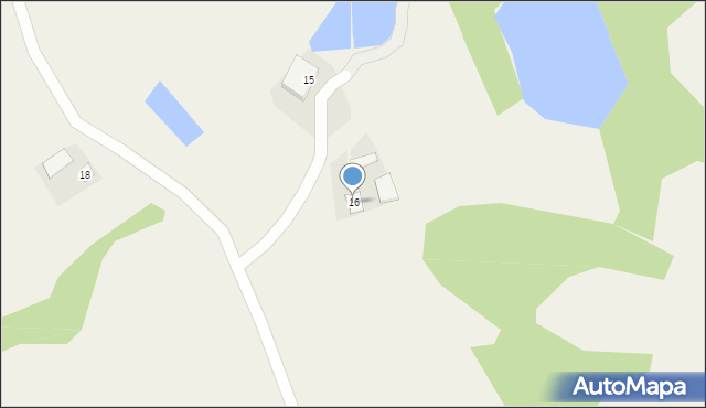 Rospuda, Rospuda, 16, mapa Rospuda