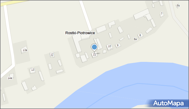 Rostki-Piotrowice, Rostki-Piotrowice, 11, mapa Rostki-Piotrowice