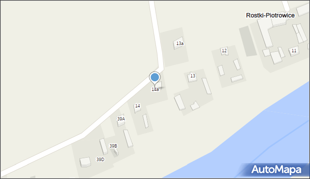 Rostki-Piotrowice, Rostki-Piotrowice, 14a, mapa Rostki-Piotrowice