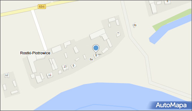 Rostki-Piotrowice, Rostki-Piotrowice, 8, mapa Rostki-Piotrowice