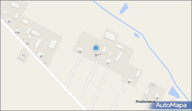 Rostkowice, Rostkowice, 38, mapa Rostkowice