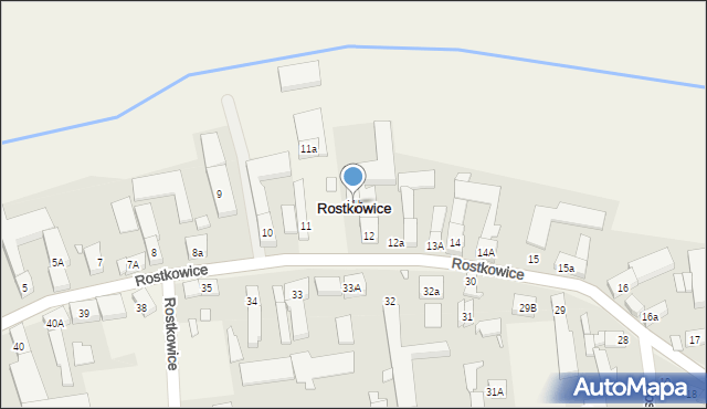 Rostkowice, Rostkowice, 11b, mapa Rostkowice