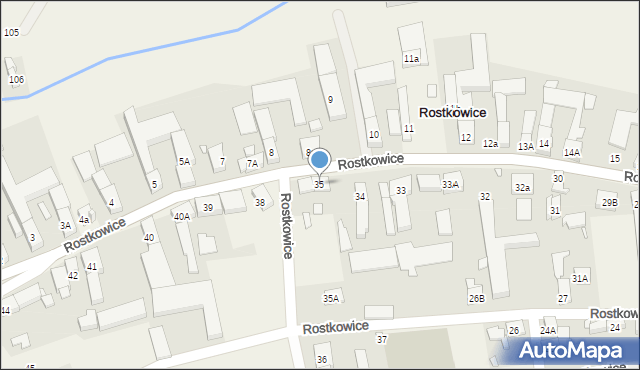 Rostkowice, Rostkowice, 35, mapa Rostkowice