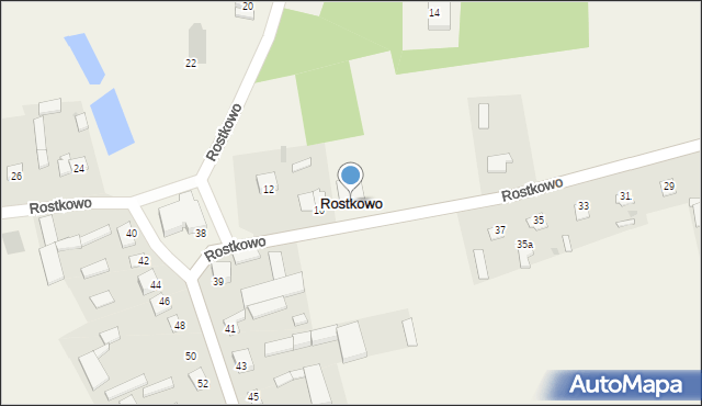 Rostkowo, Rostkowo, 8, mapa Rostkowo