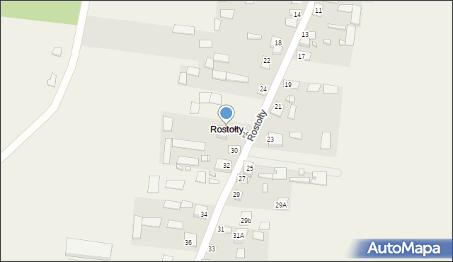 Rostołty, Rostołty, 28, mapa Rostołty