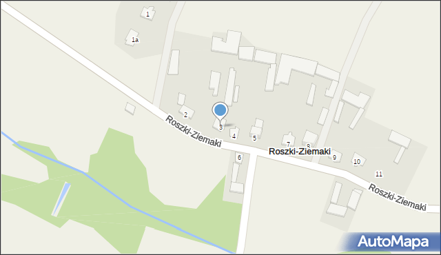 Roszki-Ziemaki, Roszki-Ziemaki, 3, mapa Roszki-Ziemaki