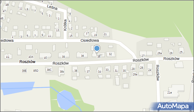 Roszków, Roszków, 35b, mapa Roszków