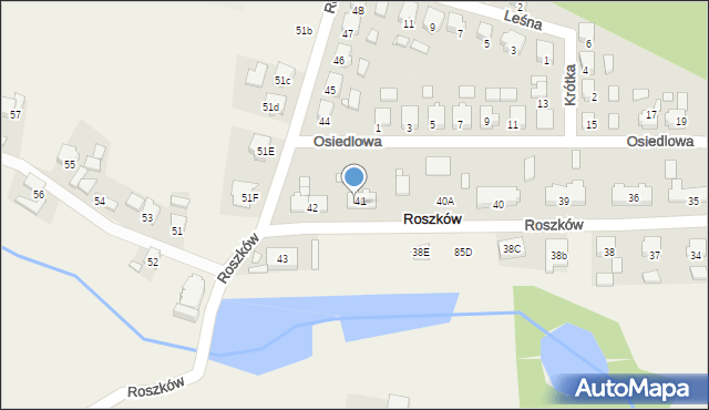 Roszków, Roszków, 41b, mapa Roszków