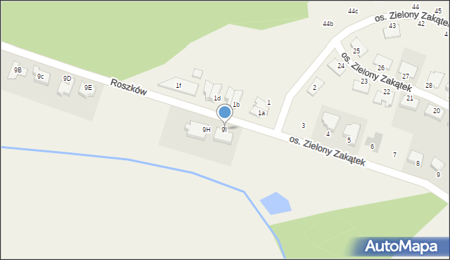 Roszków, Roszków, 9I, mapa Roszków