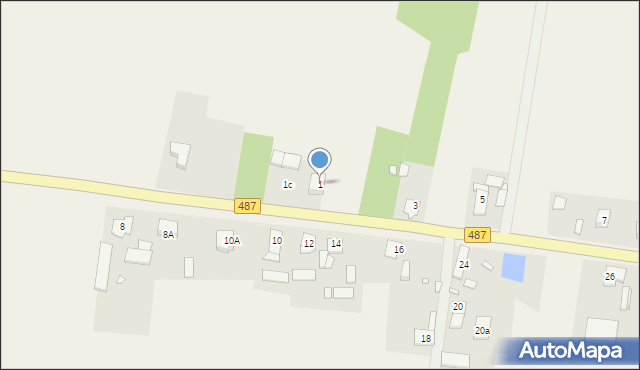 Roszkowice, Roszkowice, 1, mapa Roszkowice