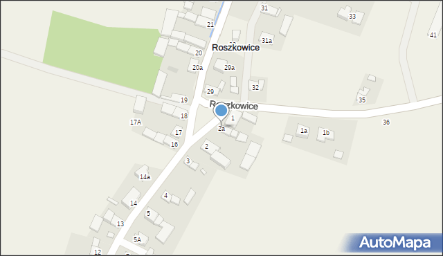 Roszkowice, Roszkowice, 2a, mapa Roszkowice