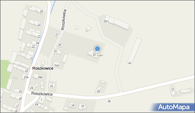 Roszkowice, Roszkowice, 34, mapa Roszkowice