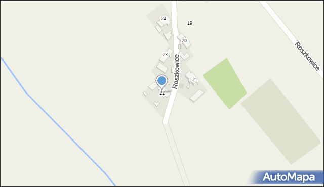 Roszkowice, Roszkowice, 22, mapa Roszkowice