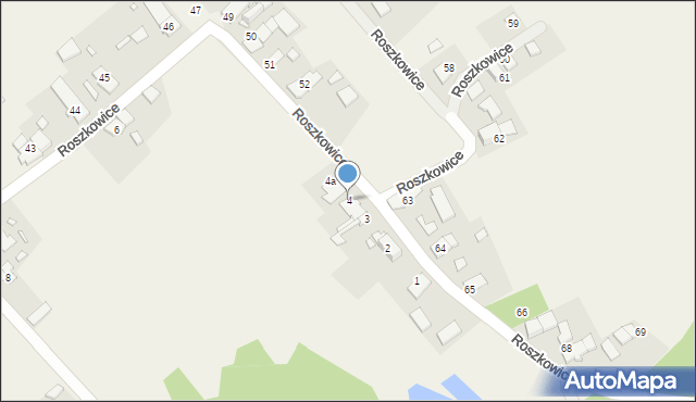 Roszkowice, Roszkowice, 4, mapa Roszkowice