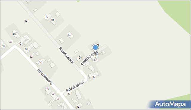 Roszkowice, Roszkowice, 60, mapa Roszkowice