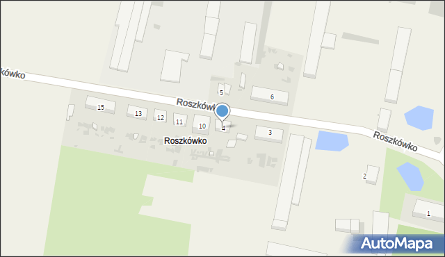 Roszkówko, Roszkówko, 4, mapa Roszkówko